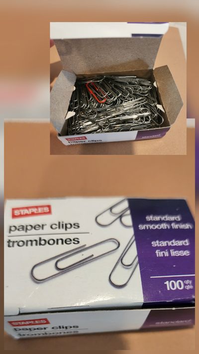 Paper clip. Paper clip as it show in picture