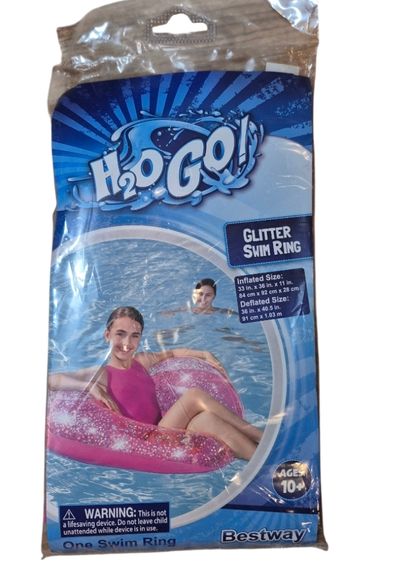 Large Glitter Heart Pool Float New