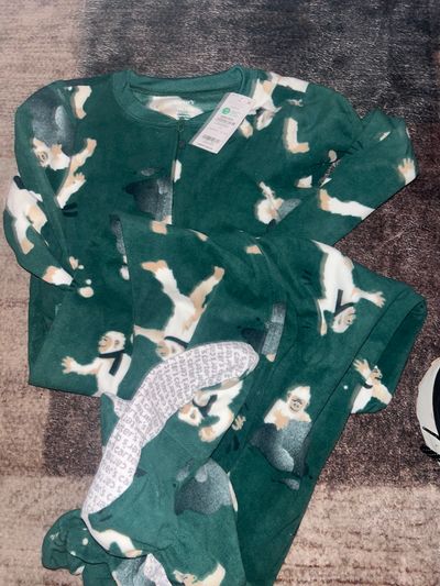 Carters footed fleece pajamas new with tags size10  10-12