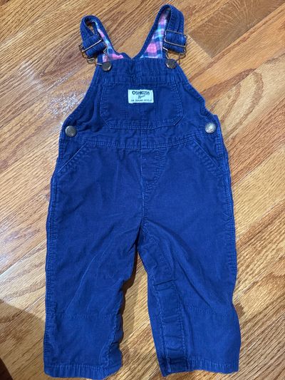 Osh gosh bgosh 6mo blue corduroy overall 6 Months