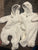 Carters white fleece bear onesie Footed. Great for winter or twins. Two of the same. 3 Months