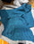 Teal Mermaid Tail Wearable Knit Blanket