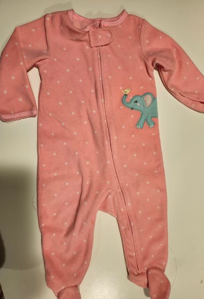 Carters fleece coverall sleeper Outfit 9 Months
