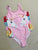 Unknown Pink unicorn one piece 7-8