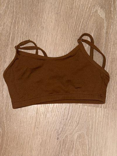 Capezio - size I/CH Brown girls bralette