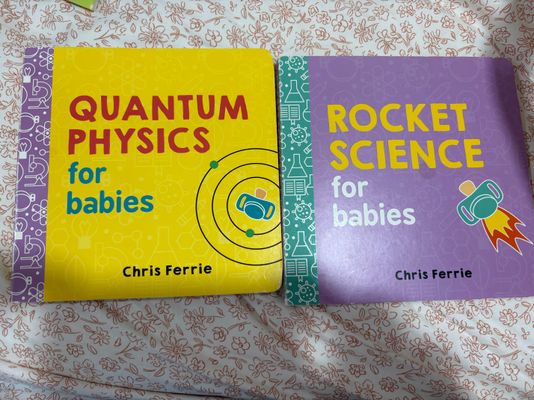Science Bundle two board books quantum physics rocket science for bby