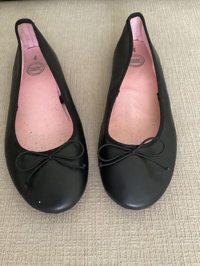Wonder Nation Black ballerina flats 4 (Big Kid)