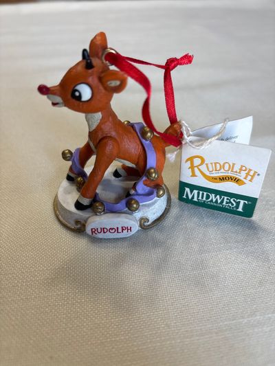 NEW - Rudolph movie ornament Rudolph - no box