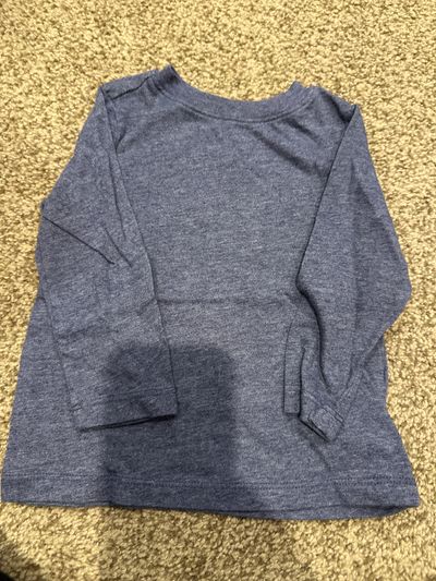 Old Navy blue long sleeve top  12-18 Months