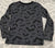 Cat & Jack Black bat long sleeved shirt, size 6/7 6T/6