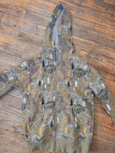 Jumping Beans Zipper Hooded Sweatshirt  6T/6