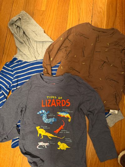 Cat and Jack 3 long sleeve shirts 5T/5