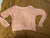 BONGO 5 Peach color front perforated knit sweater Women's - S