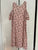 Jessica Simpson Pink ice cream cone cold shoulder dress EUC 10-12