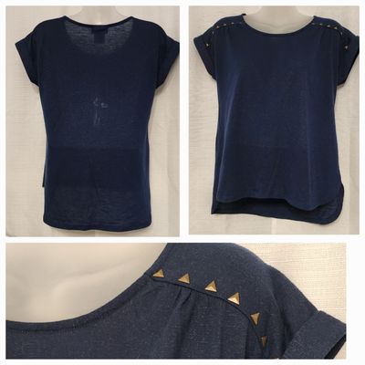 Metaphor blue navy shirt Like NEW Women's - S