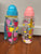 2 Brand New Girls Cups with handle and straw 2 Brand New Girls Cups with handle and straw