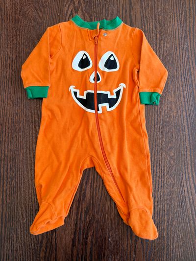 Halloween zip up  0-3 Months