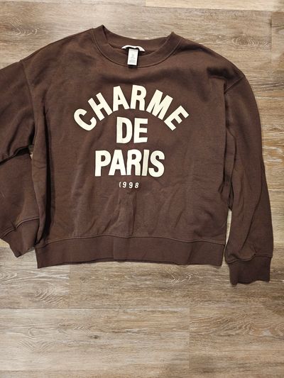 H &m Paris pullover sweatshirt Women's - S