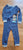 Little Me Like new one piece snug fit PJ feature playful monkey graphic 3T