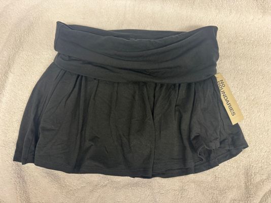 Brand New Black shirt with shorts built in. Size S Brand New Black shirt with shorts built in. Size S. 4-6 Junior M - 4