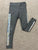The Childrens Place Grey leggings with irredecent stripes 14-16