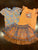 Baby starter 18 months 3 piece outfit.  Two onesies and a skirt 18 Months