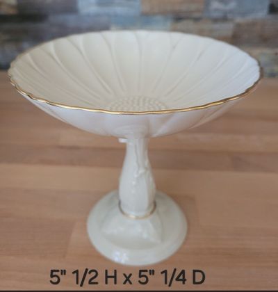 LENOX CHARLESTON COMPOTE Decorated with 24 K gold