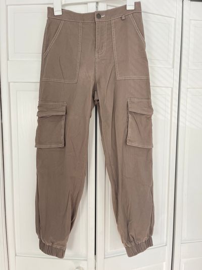 Honey Peach NWT Khaki joggers, juniors S Junior M - 5