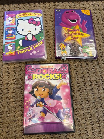 Three children's DVDs dvd