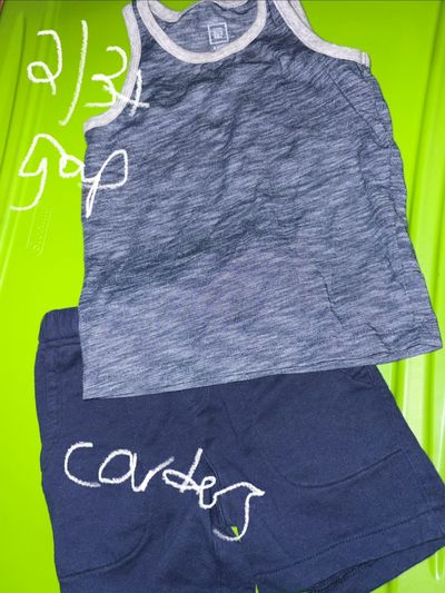 Carters gap Gap shirt 3t carters blue shorts 2t 2T