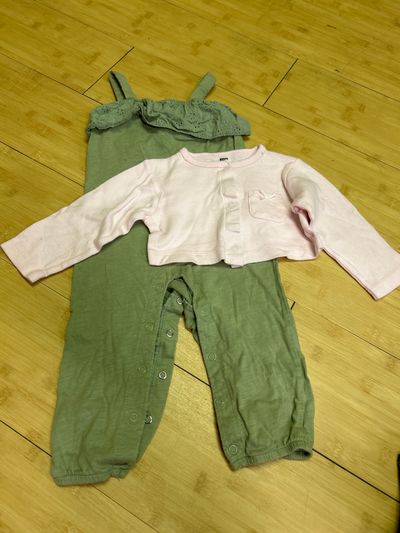 Carters and Hudson Baby Romper and Sweater Set 18 Months