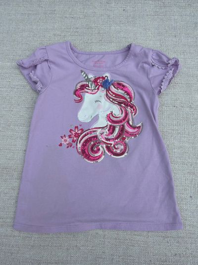 Sequin unicorn shirt Shirt 6T/6