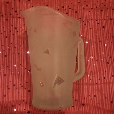 unknown frosted pitcher