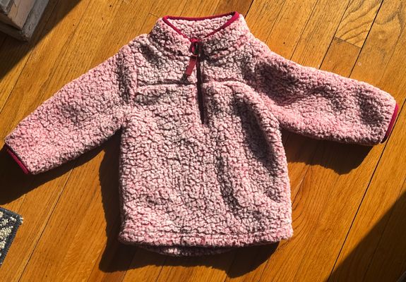 Wonder Nation Sherpa zip up jacket Excellent condition. SFPF home 2T
