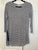 Rafaela Navy blue and grey tunic length. 3/4 sleeve EUC Women's - M