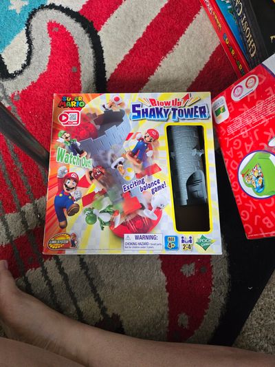 mario bro blow up shakey tower