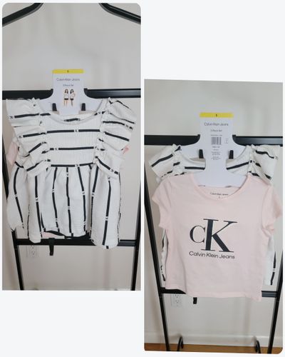 Calvin Klein NWT 3 pcs Short Set 5T