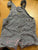 Oshkosh Striped overall shorts 6-9 Months