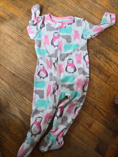 Carter's footed PJs  18 Months