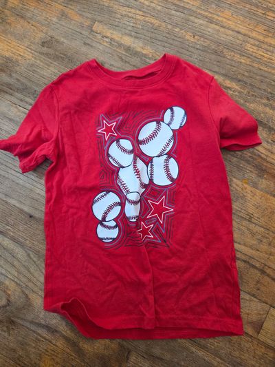 Jumping Beans Short sleeved shirt size 7 Baseball 7-8
