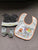 First Halloween bib Batty for daddy hat and rattle socks 6-9 Months