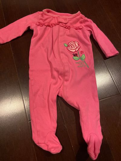 Childrens place Daddys little ladybug 1 piece footie 0-3 Months