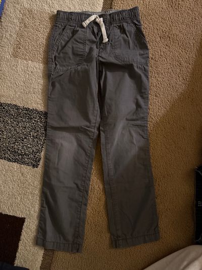 Carters Gray long Carters pants for boys either drawstring 7-8