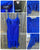 NEW W TAGS GUESS EVENING WEAR Royal blue cocktail dress w lace overlay fishtail hem Junior XS - 0