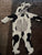 Carters cow fleece footed onesie size 3-6m  3-6 Months