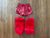 Dress Up or Halloween Red Shiny Shorts and Furry Leg Warmers 10-12
