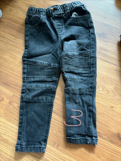 Cat n jack Black jeans joggers 3T