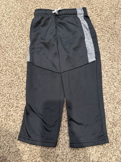 Jumping beans, active pants athletic Black with gray 2T