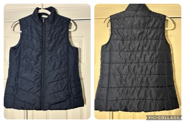 Kim Rogers petite-like new Size PS, navy blue puffer vest Women's - XS