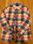 Janie and Jack Coral plaid button down 4T